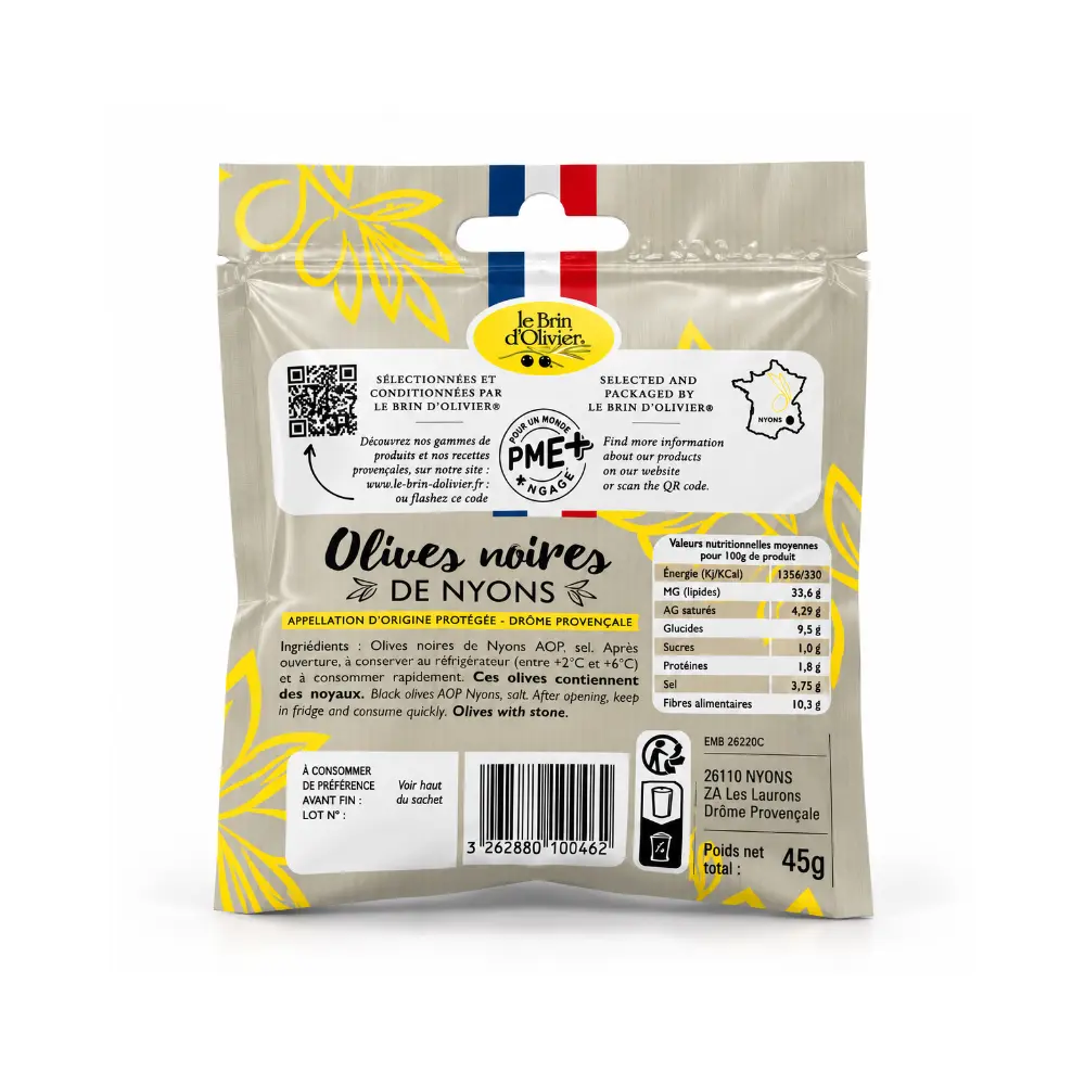 Le brin d'olivier olives noires de Nyons AOP (FR) - verso.webp