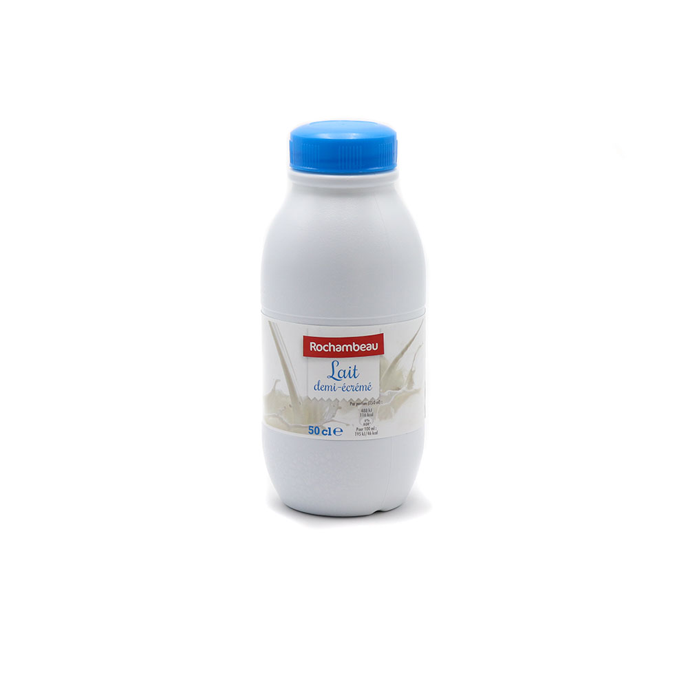 Lait 1/2 écrémé 50cl x 6