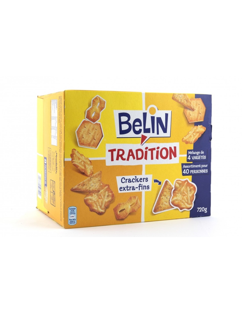 Assortiments crackers Tradition Belin 720gr