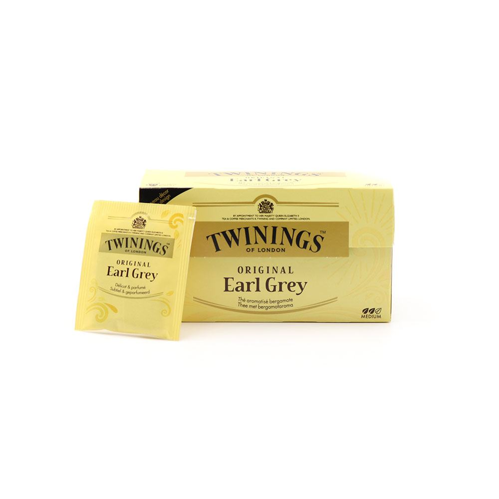 Thé earl grey Twinings 25 sachets