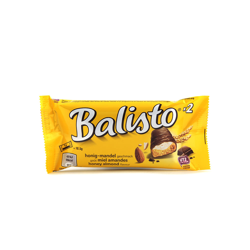 Balisto miel amandes 20 pièces de 37gr