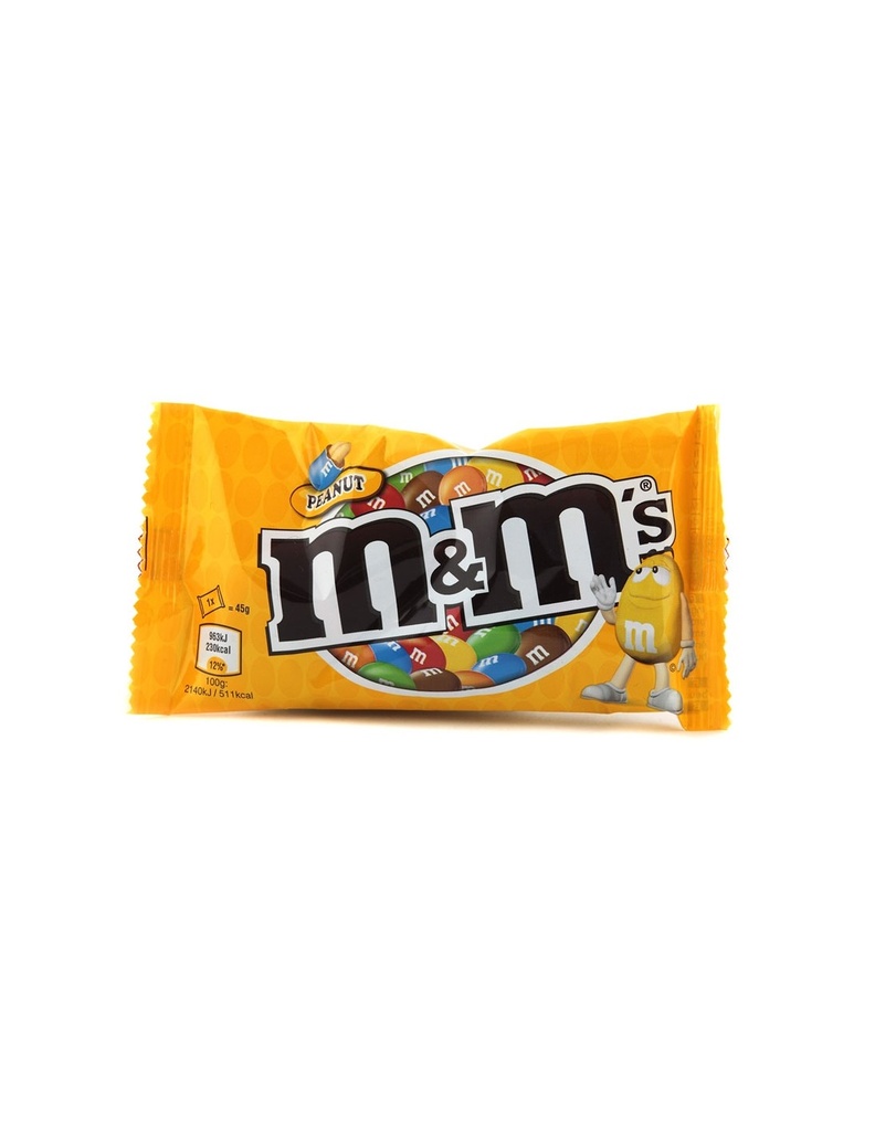 M&M's peanuts 36 sachets de 45gr
