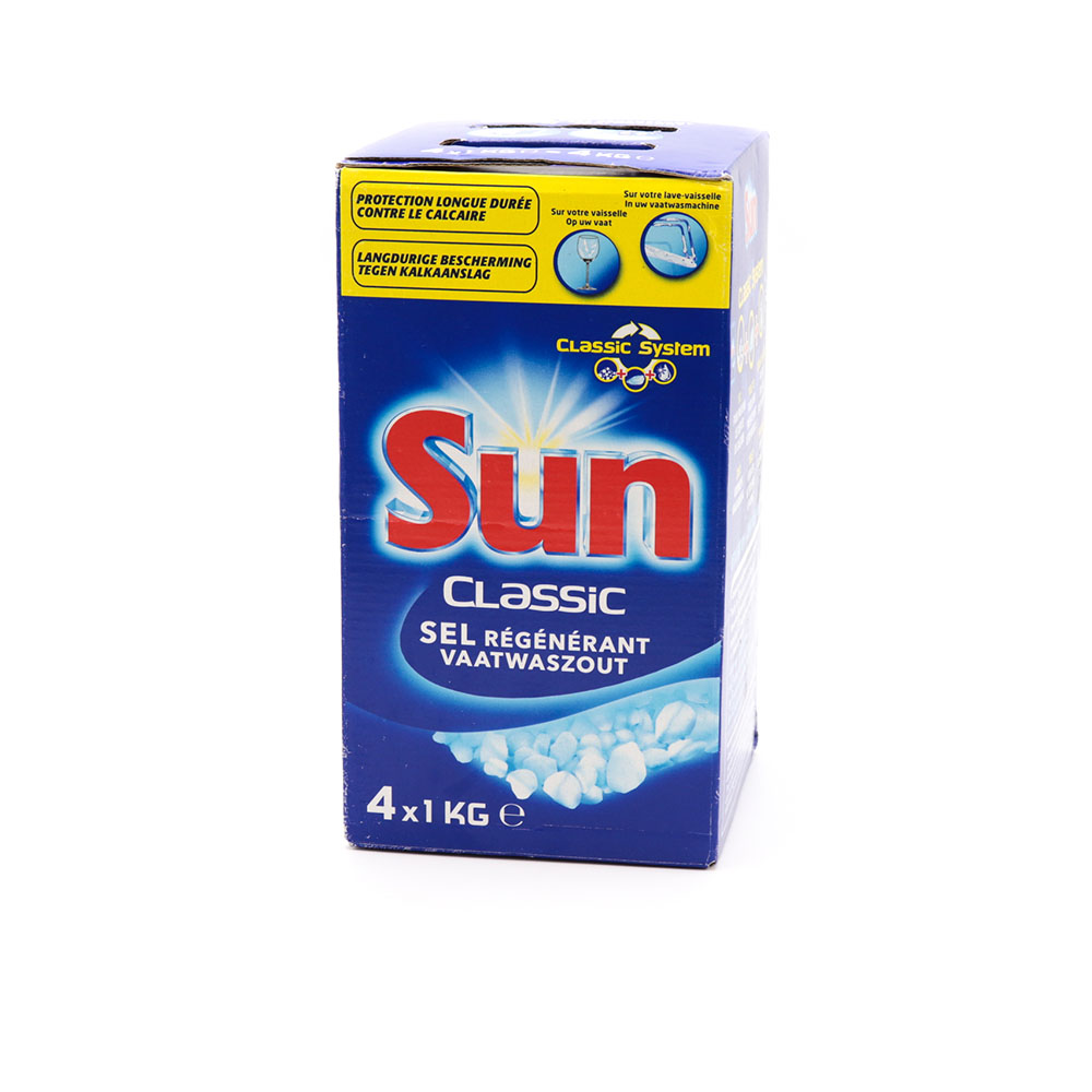 Sel régénèrant Sun 4 paquets de 1 kilo