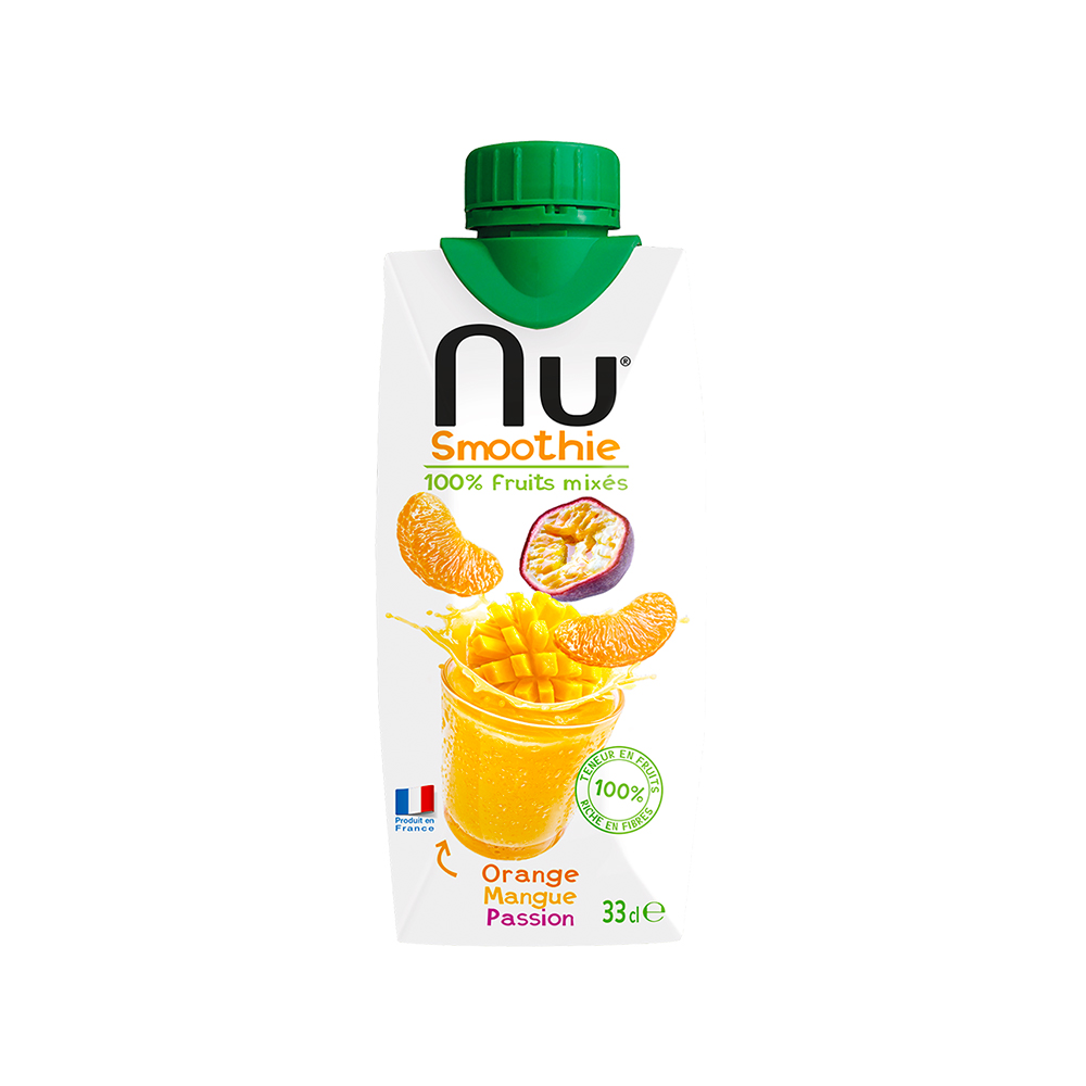 Smoothie orange mangue passion Nu 33cl x 12