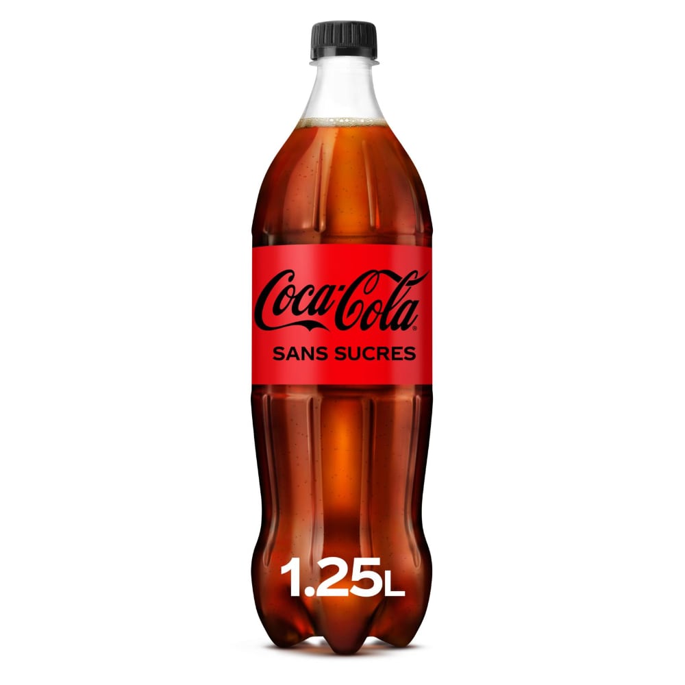 Coca-Cola sans sucres 1,25 litre x 6
