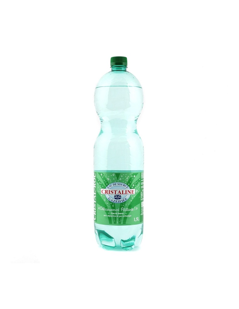 Eau Gazeuse Cristaline 1,5 litre x 6