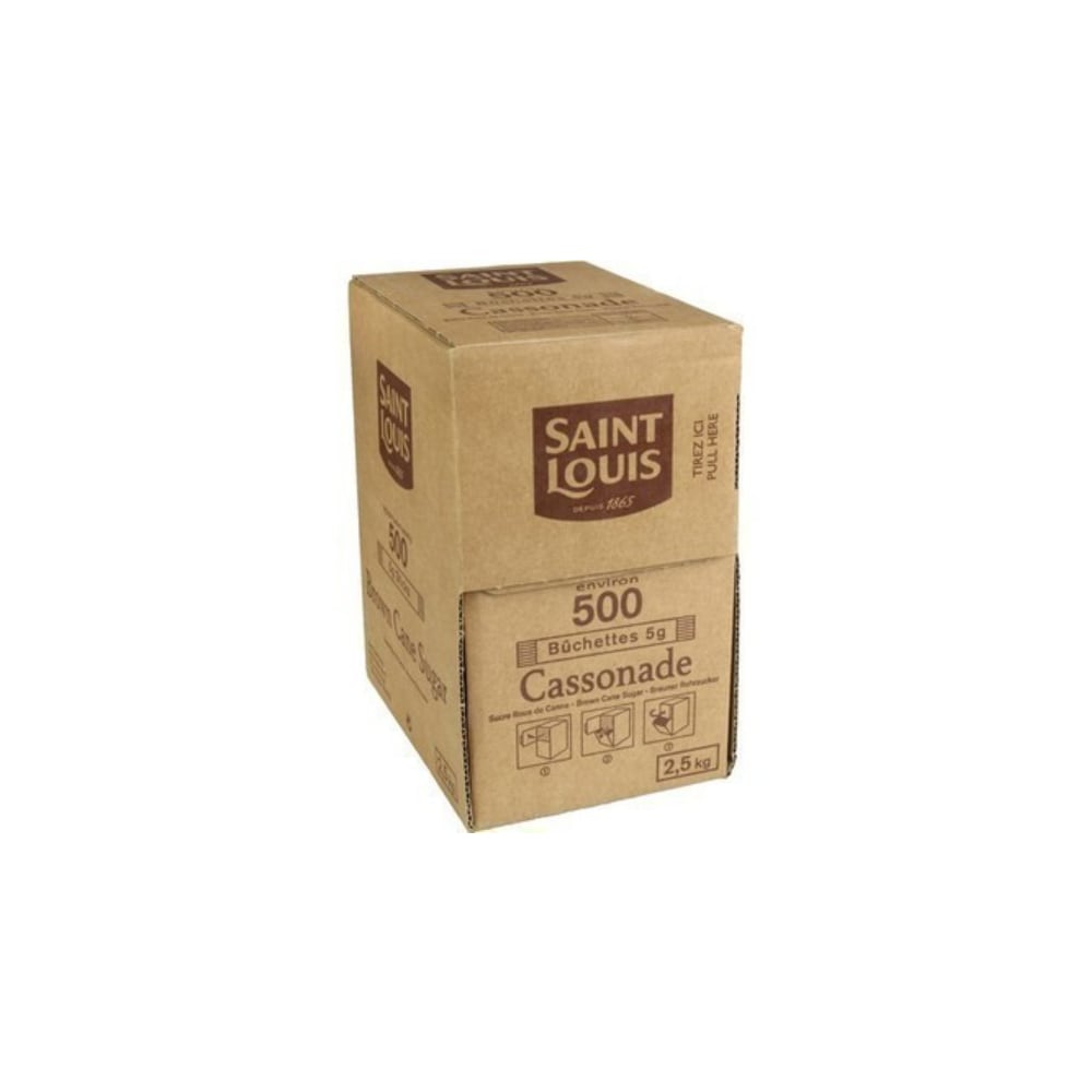 Sucre buchette cassonade Saint Louis 500 pièces