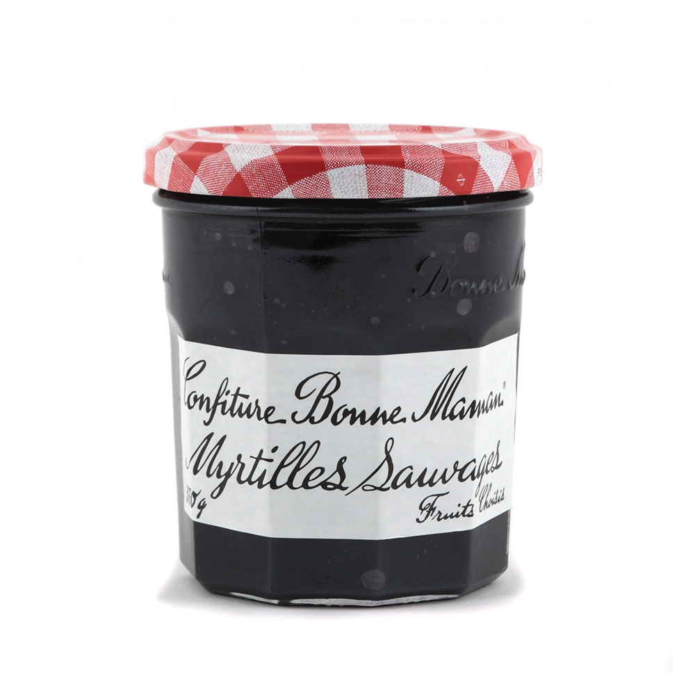 Confiture de myrtilles sauvages Bonne Maman 370gr
