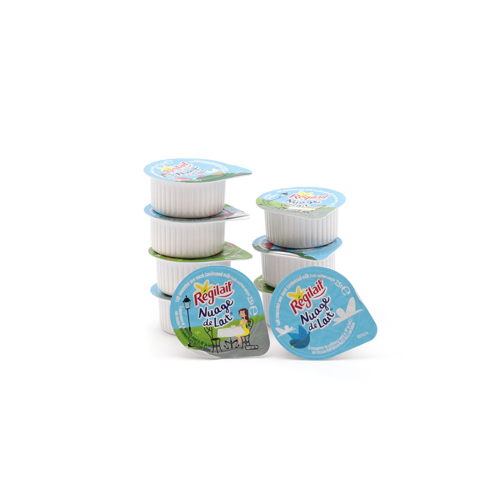 Coupelles de Lait concentré Régilait 240 pièces de 7,5gr