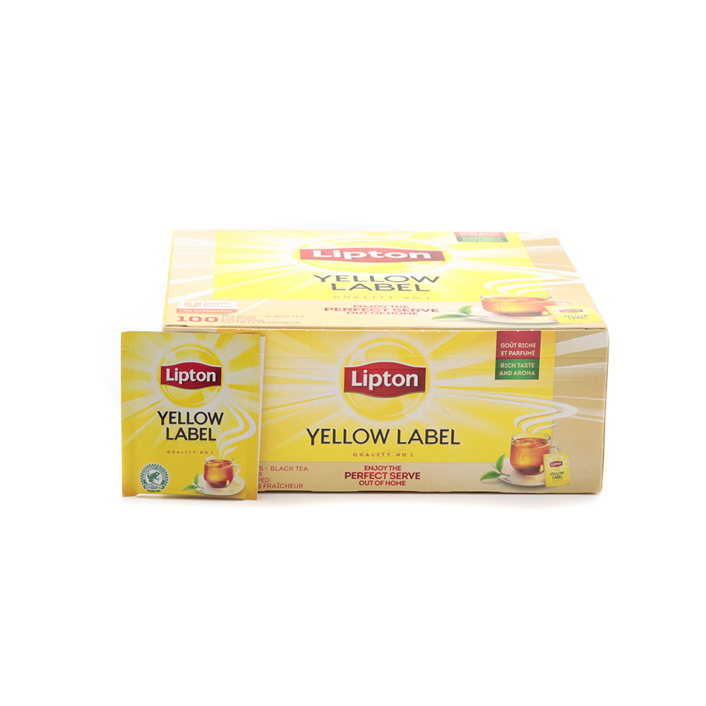 Thé Lipton yellow 100 sachets