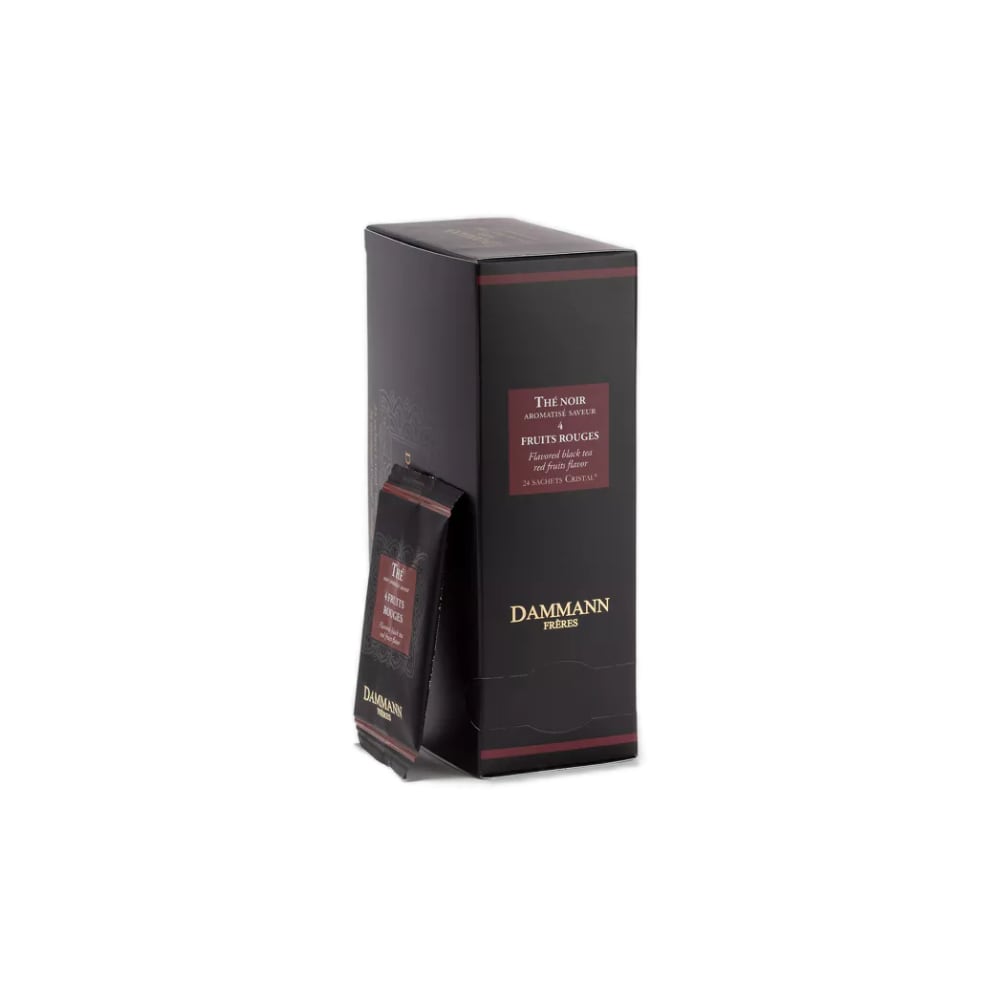 Thé 4 fruits rouges Dammann 24 sachets