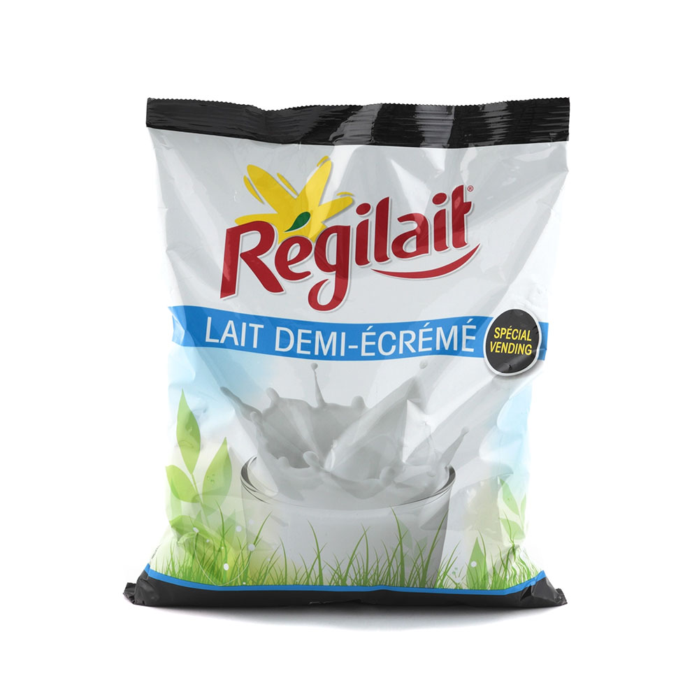 Lait en poudre 1/2 écrémé Régilait 500gr