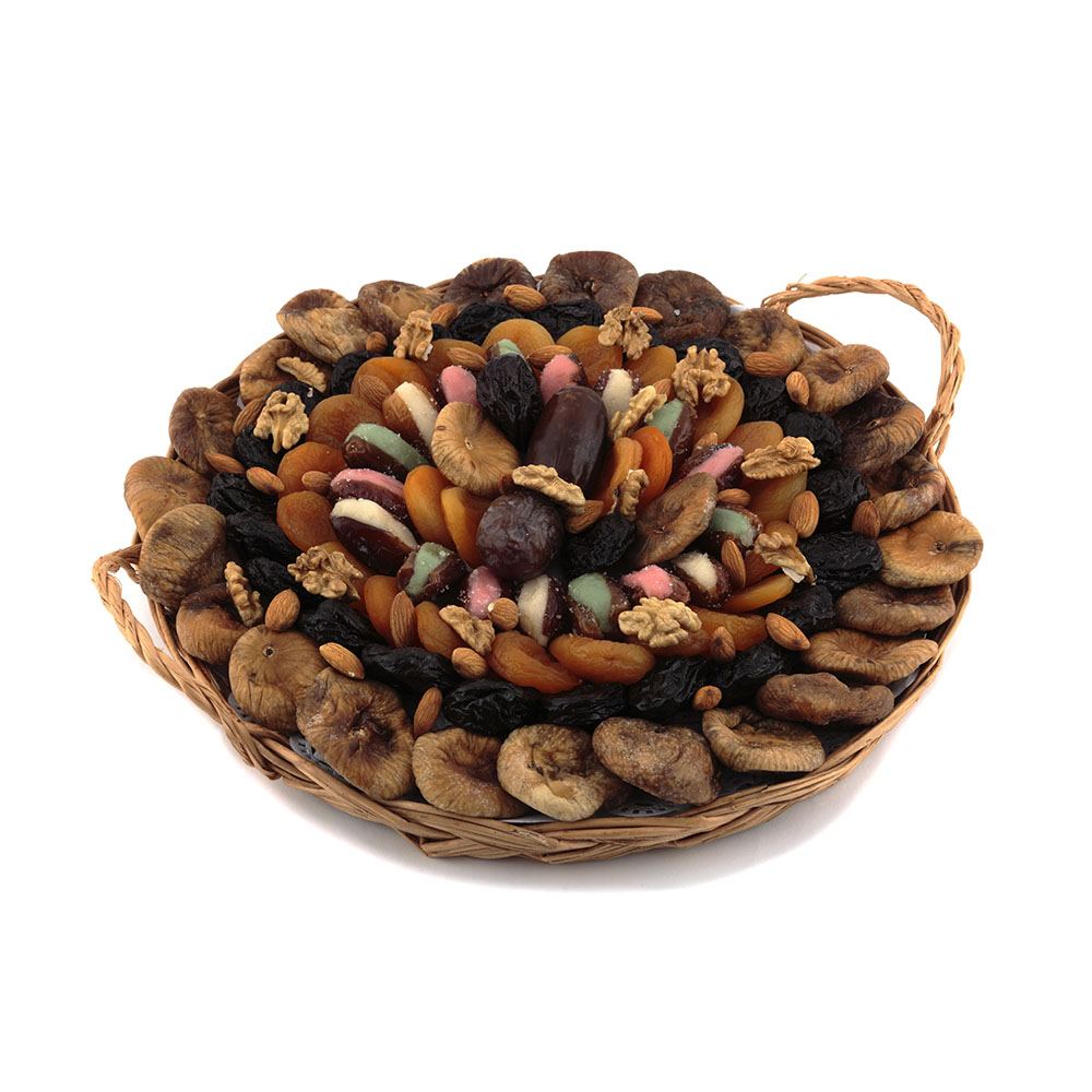 Plateau de fruits secs et fruits séchés pour 10-12 personnes