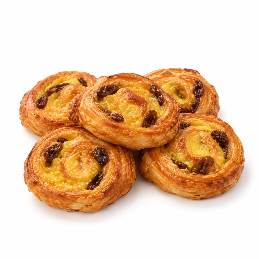 Minis pains aux raisins 5 pièces