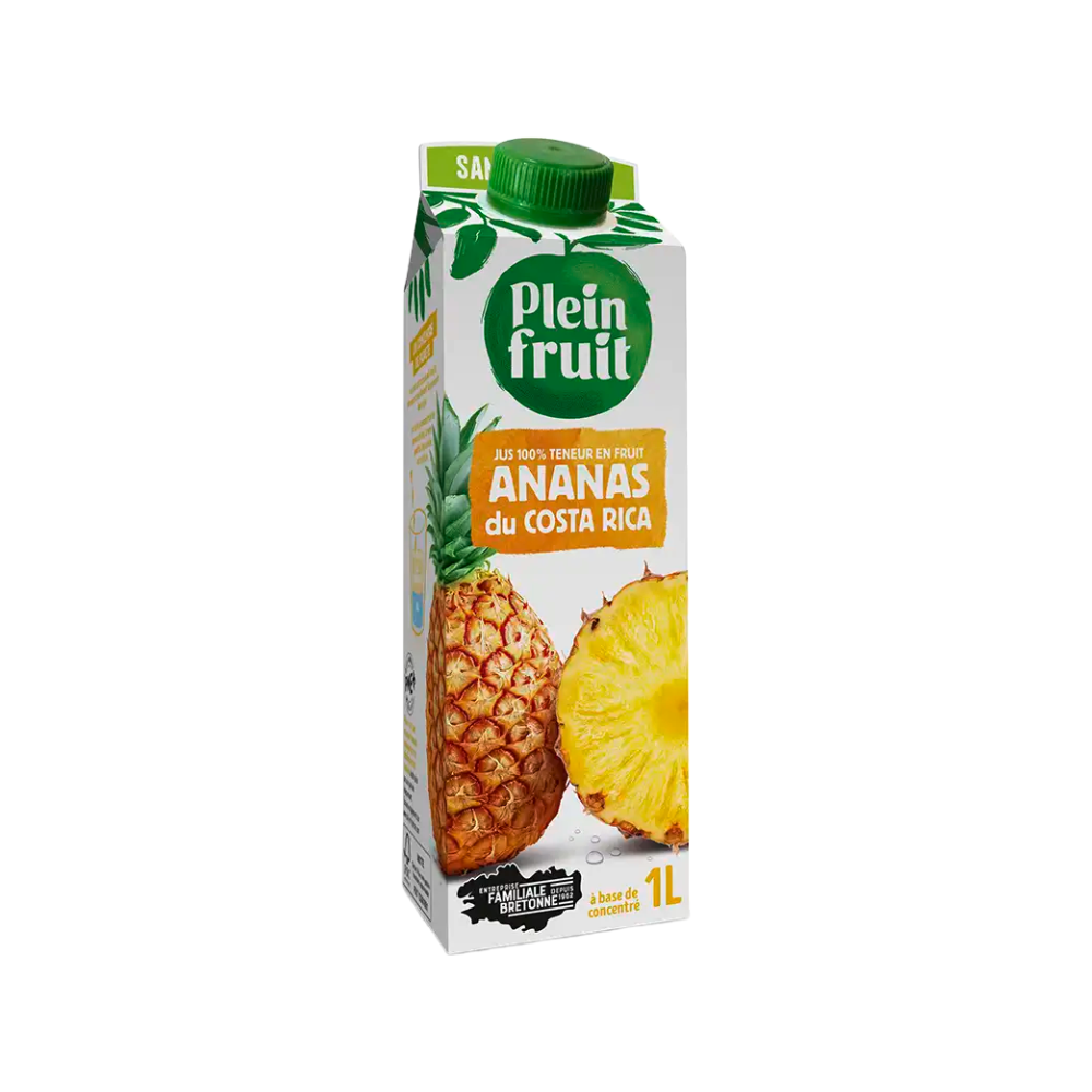 Jus d'ananas Plein Fruit 1 litre