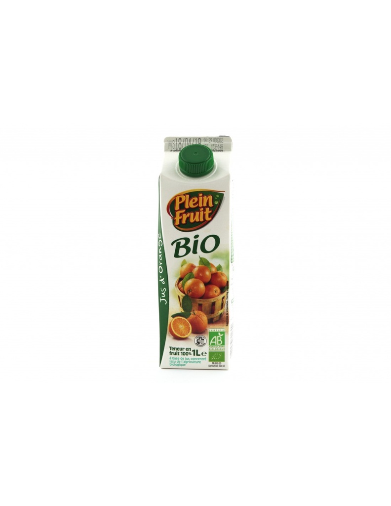 Jus d'orange bio Plein Fruit 1litre