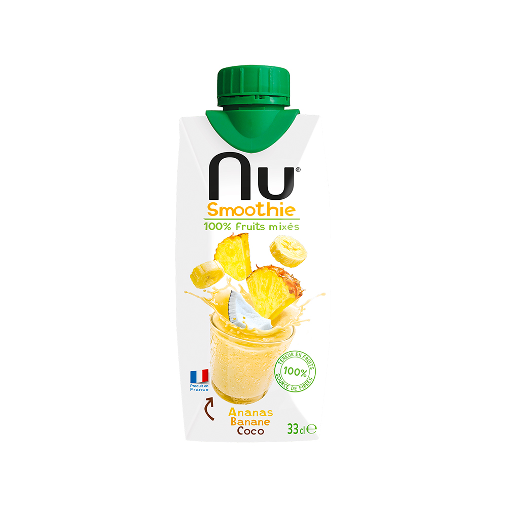 Smoothie ananas banane coco Nu 33cl x 12