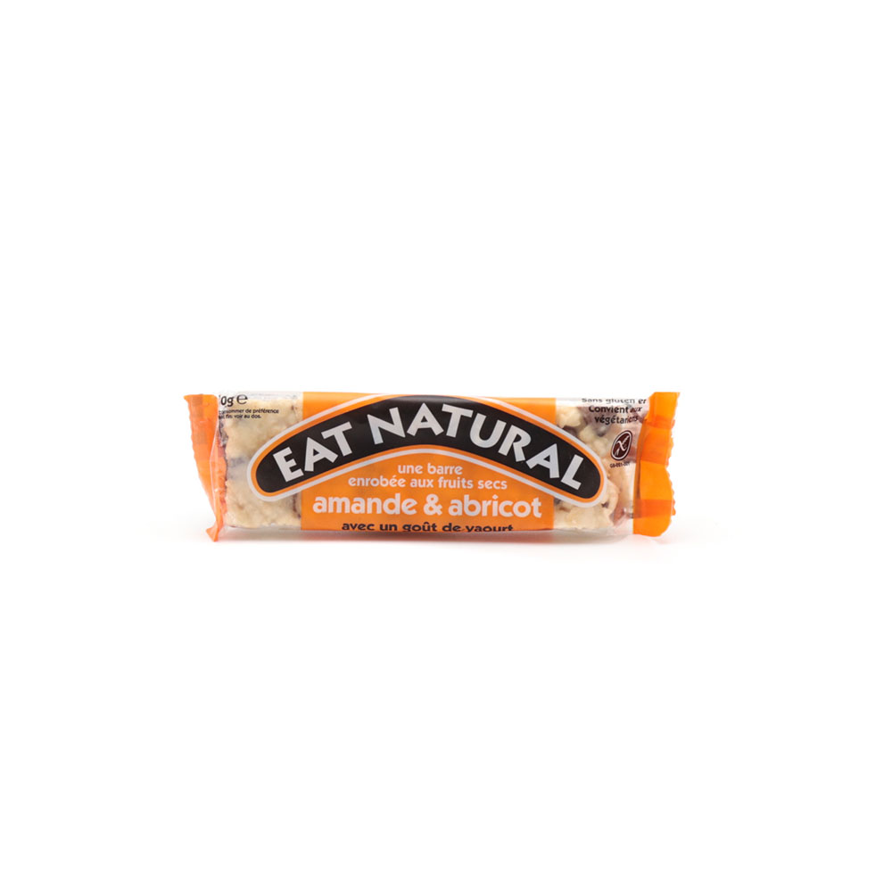 Barre amande et abricot Eat Natural 12 pièces de 50gr