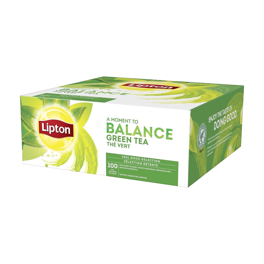 Thé vert Lipton 100 sachets