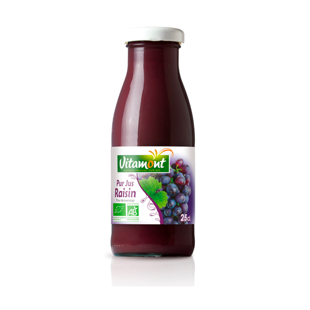 Pur jus de raisin Vitamont bio 25cl x 15