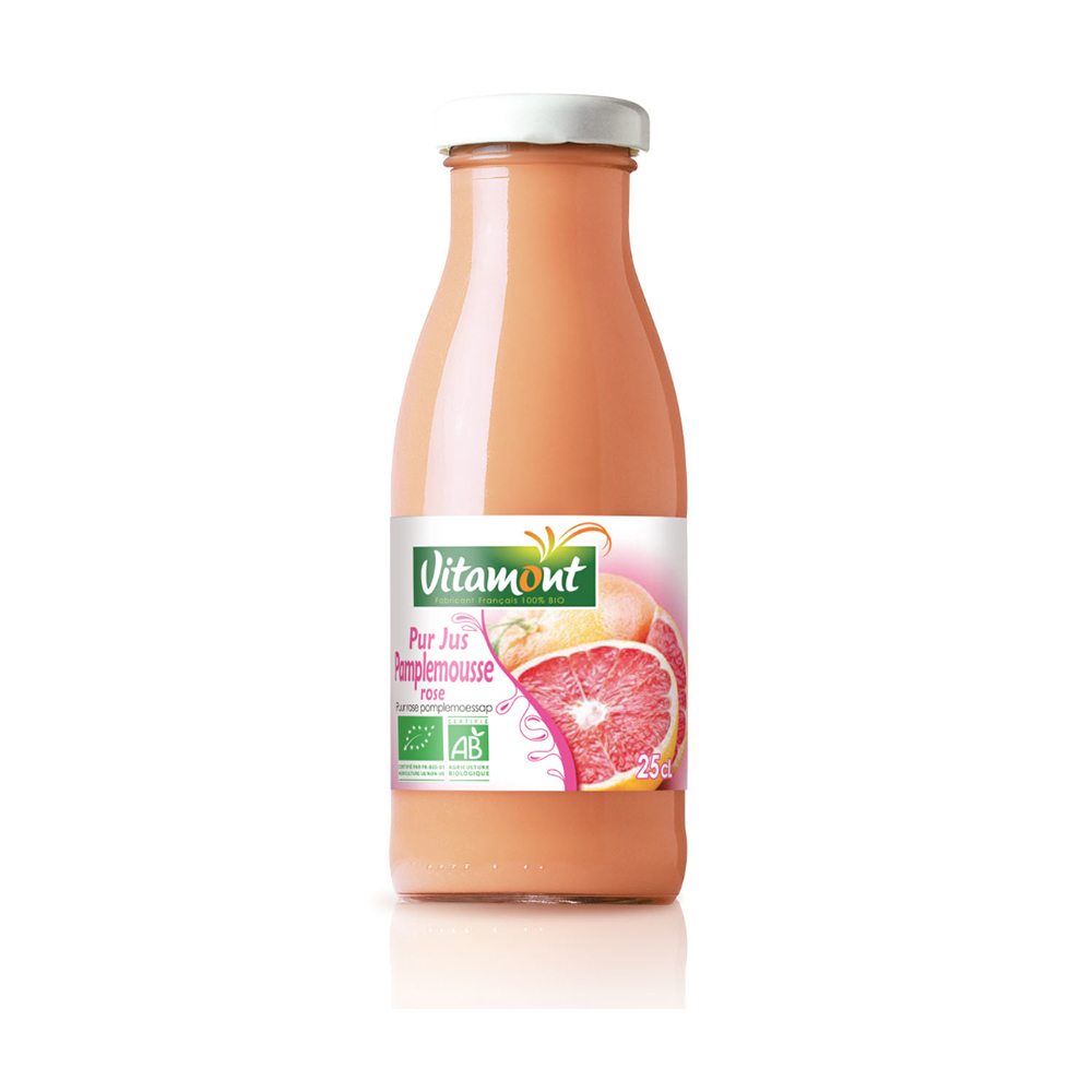 Pur jus de pamplemousse Vitamont bio 25cl x 15