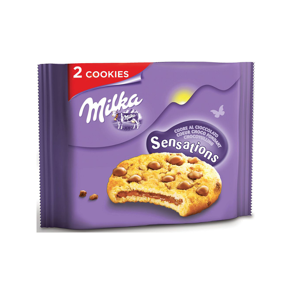Cookies cœur fondant Milka 24 sachets de 2 pièces