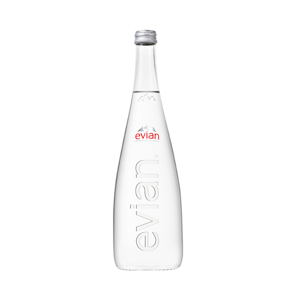 Evian en verre perdu 75cl x 12