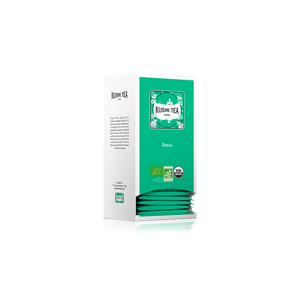 Thé vert detox Kusmi Tea bio 25 sachets