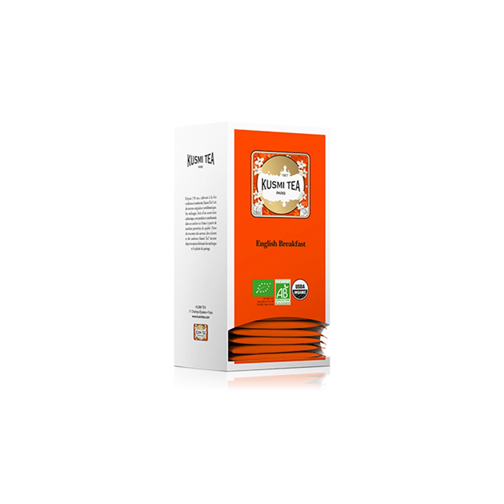 Thé noir breakfast Kusmi Tea bio 25 sachets