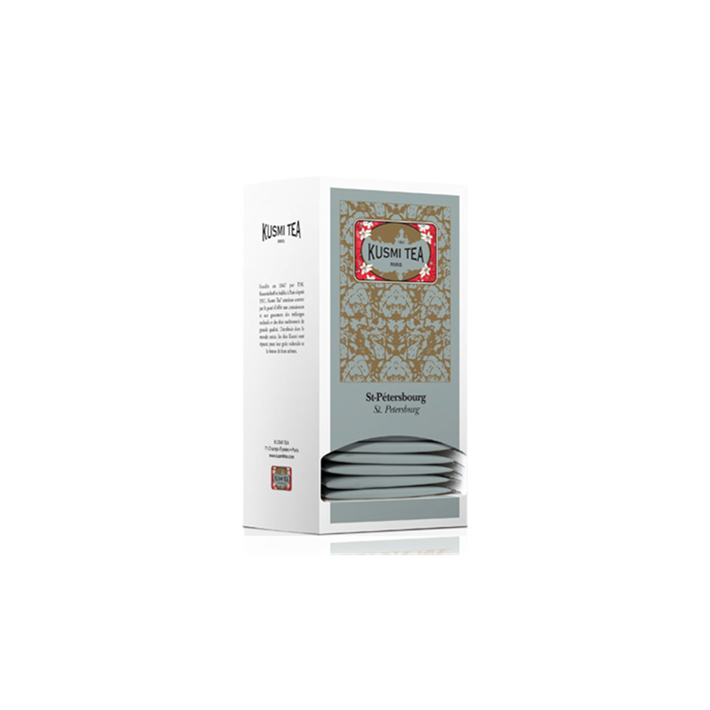 Thé noir Saint Pétersbourg Kusmi Tea 25 sachets