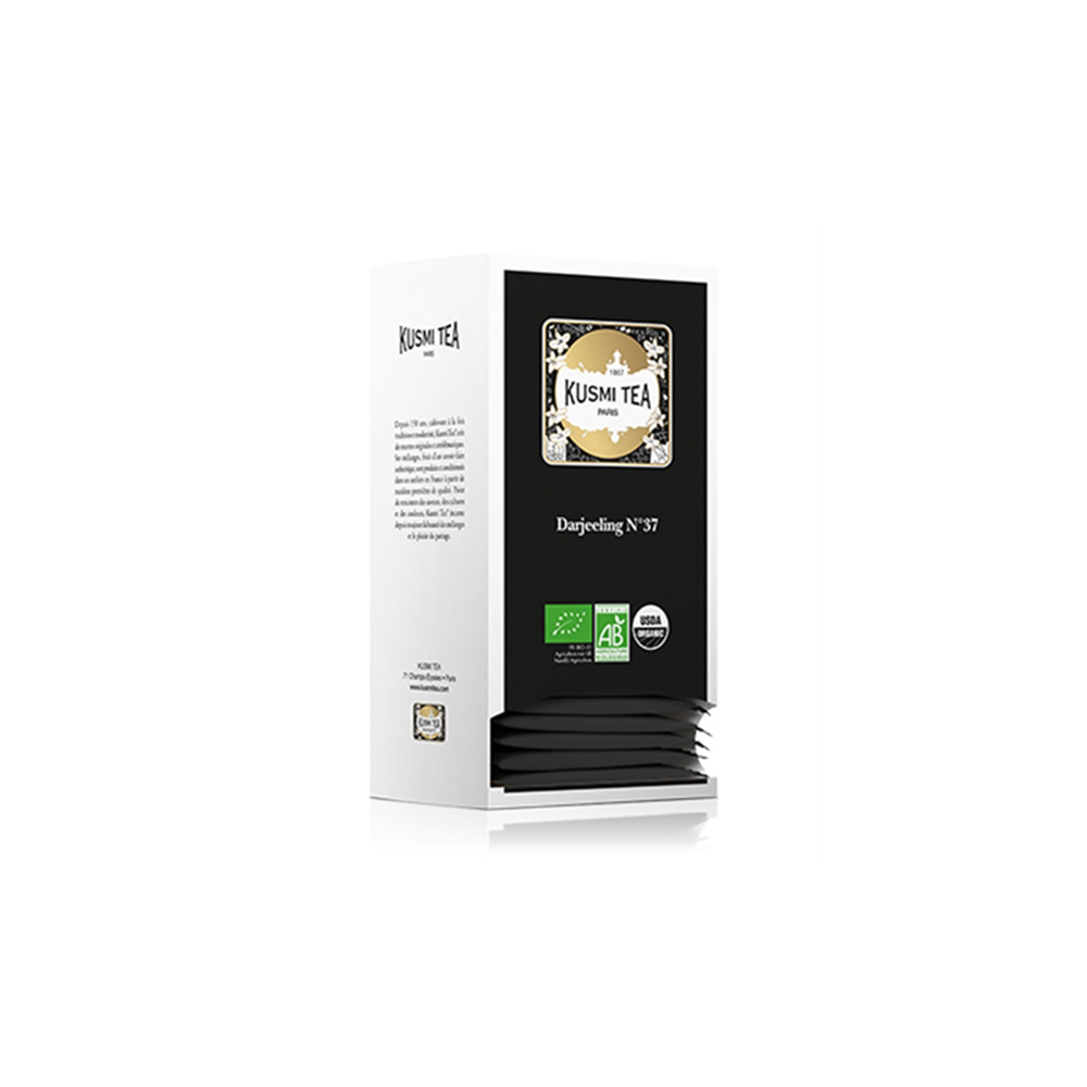 Thé noir darjeeling Kusmi Tea bio 25 sachets