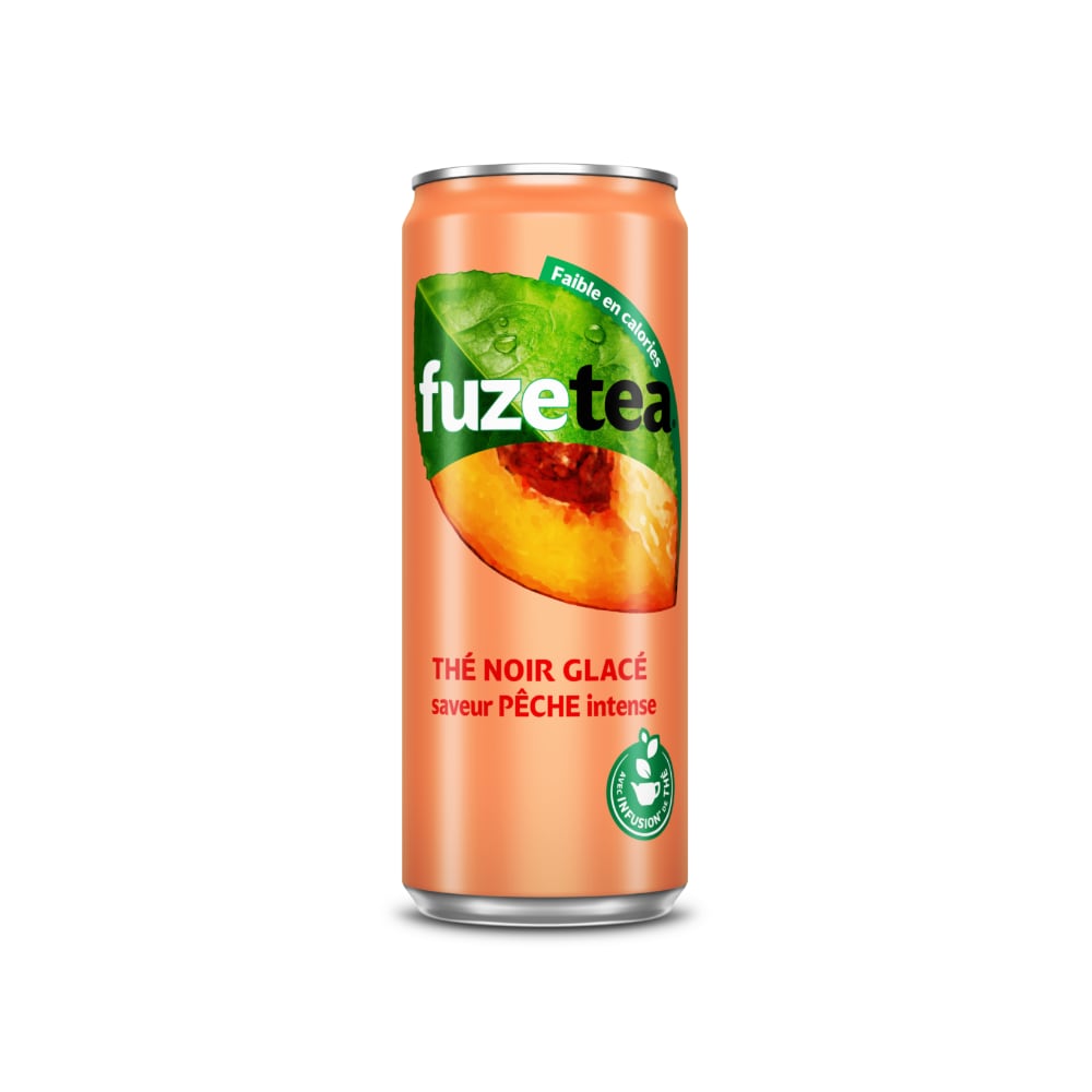 Thé glacé pêche FuzeTea 33cl x 24