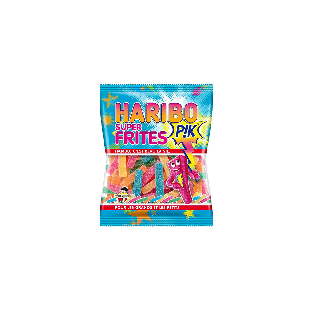 Bonbons mini-paquets Super Frites Haribo 40gr x 30