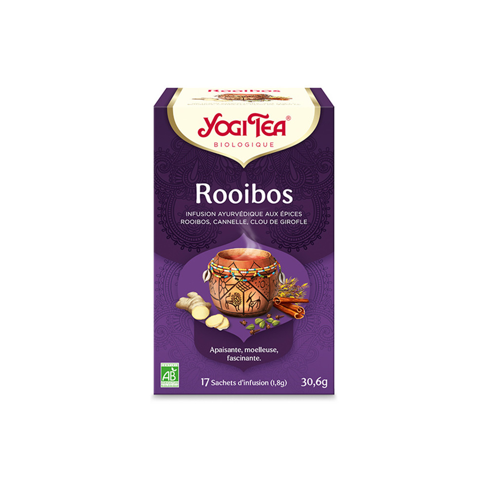 Infusion rooibos bio YogiTea 17 sachets