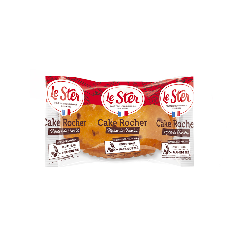 Cake aux pépites de chocolat Le Ster 44 pièces de 37,5gr