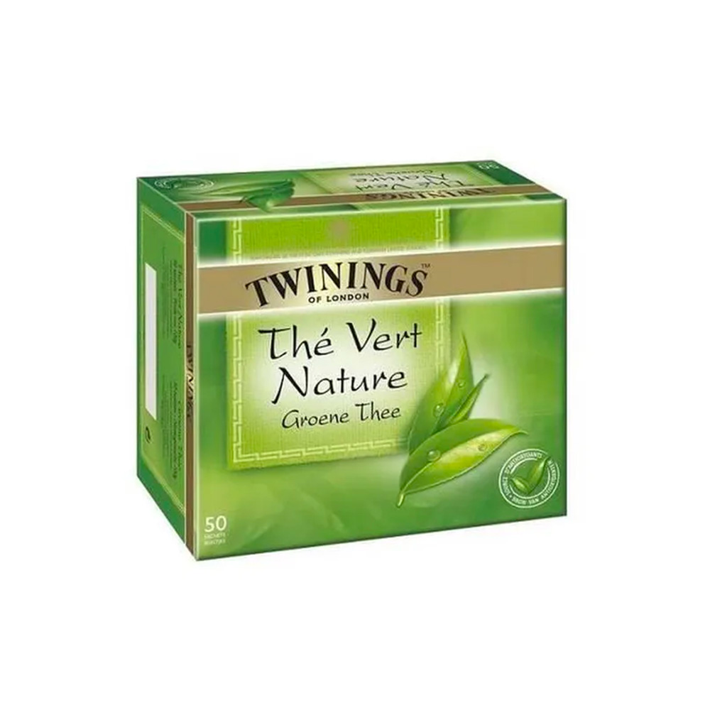Thé vert nature Twinings 50 sachets