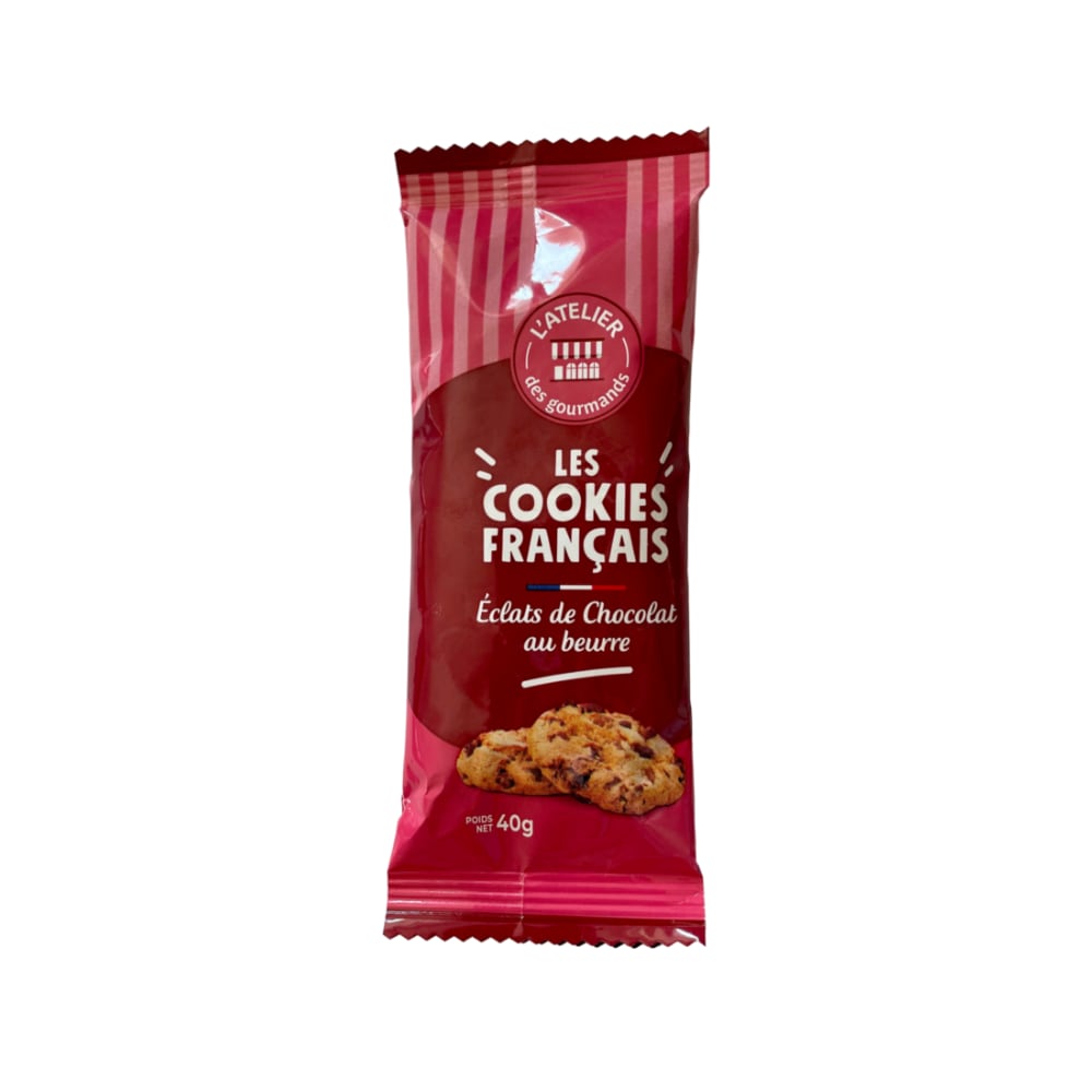 Cookies au beurre éclats de chocolat Les Cookies Français 40gr
