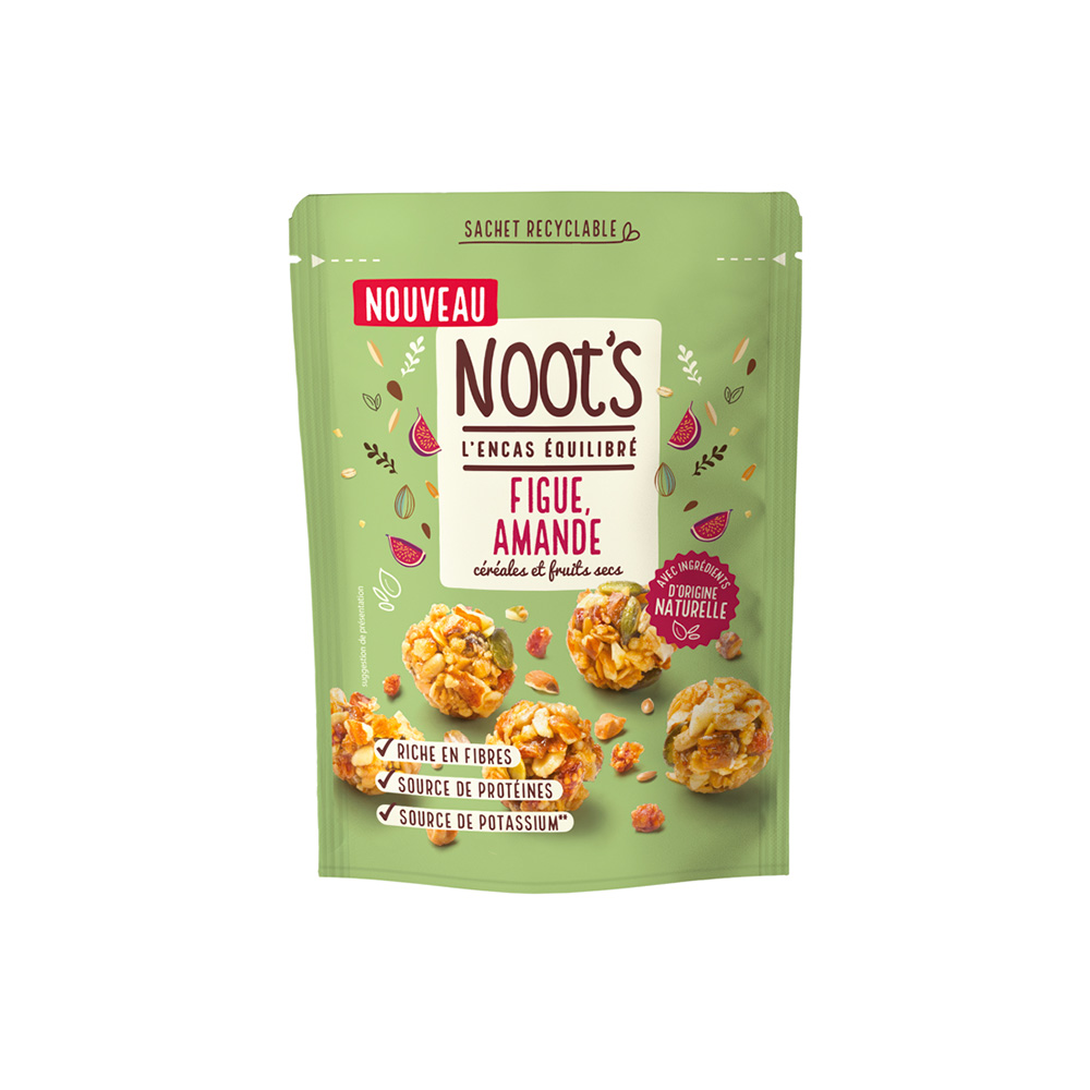 Bouchées céréales et fruits secs figue et amande Noot's 40gr