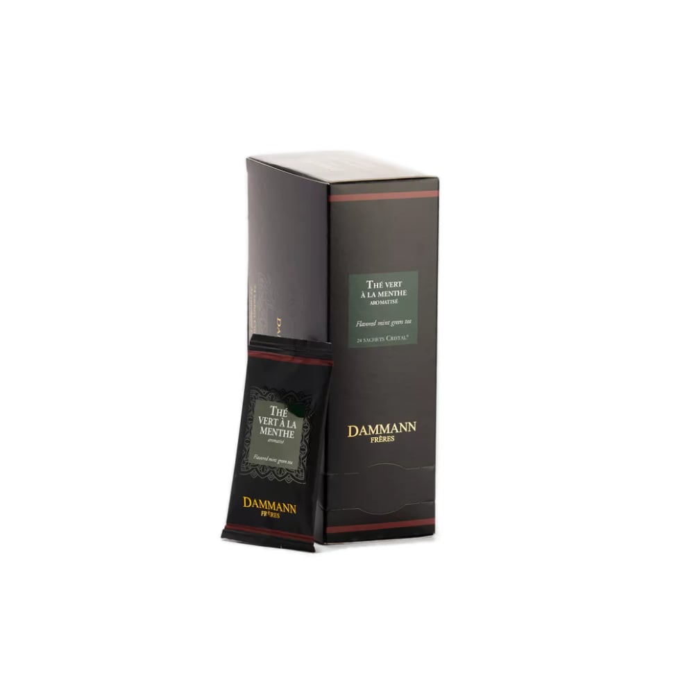 Thé vert menthe arromatisé Dammann 24 sachets