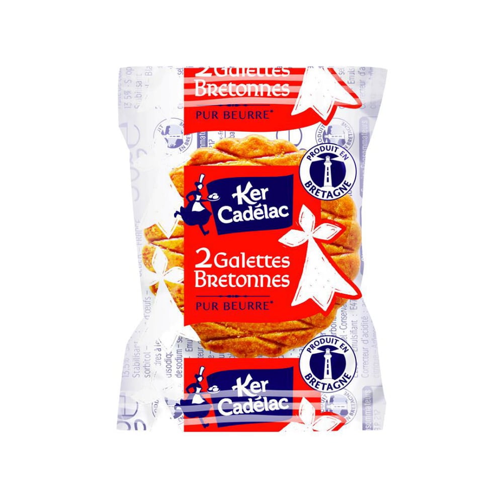 Galettes Bretonnes pur beurre Ker Cadélac 280 sachet de 2 pièces