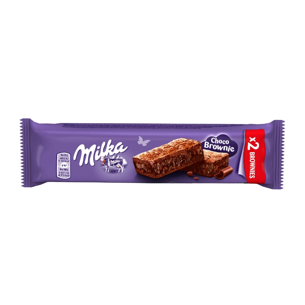 Brownie au chocolat Milka 24 sachets de 50gr