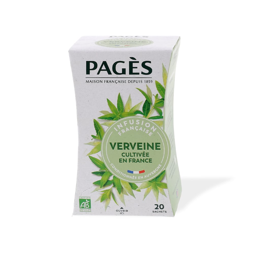 Infusion verveine française bio Pagès 20 sachets