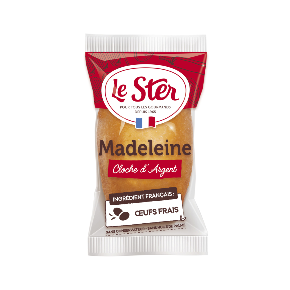 Madeleines cloche d'argent Le Ster 120 pièces de 25gr