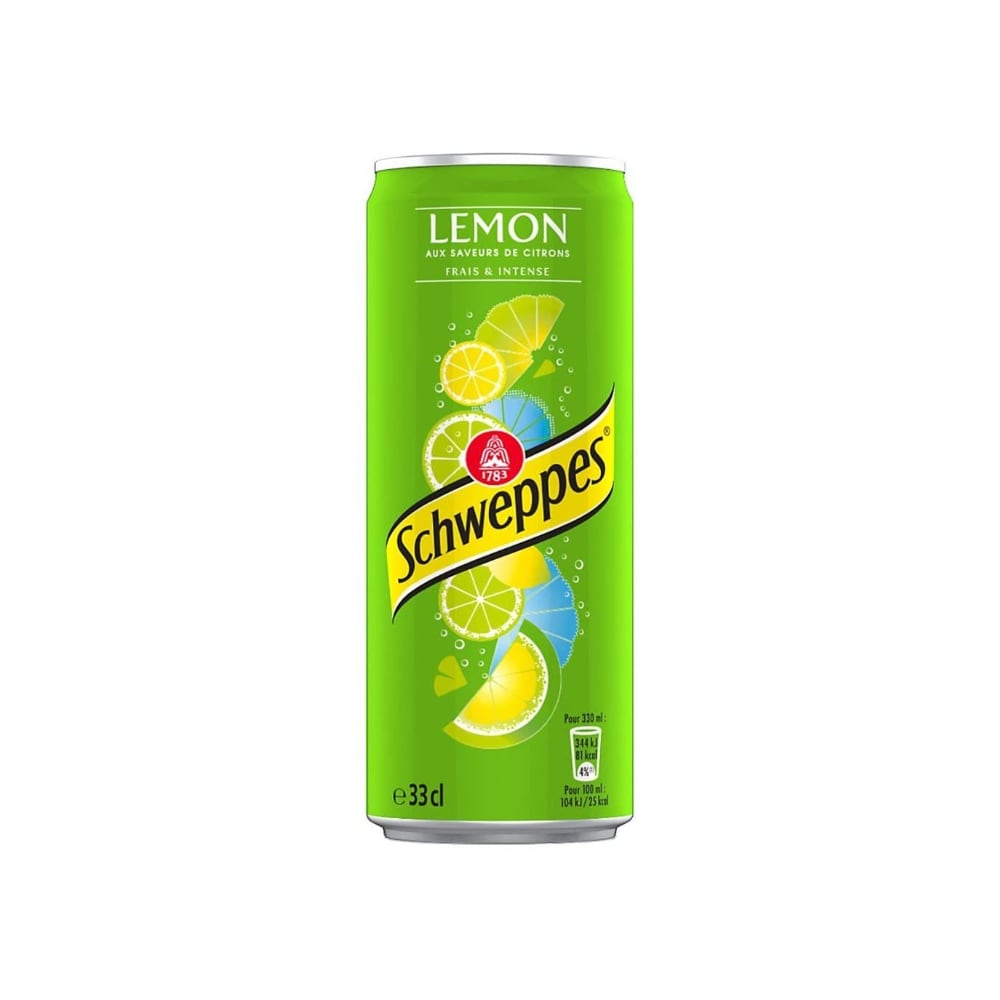 Schweppes lemon 33cl x 24