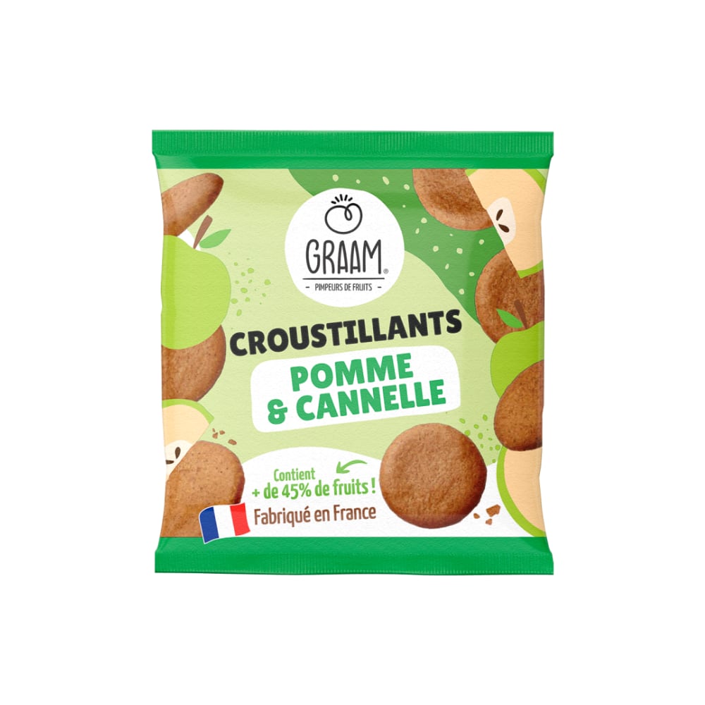 Croustillants pomme et cannelle Graam 25gr x 10