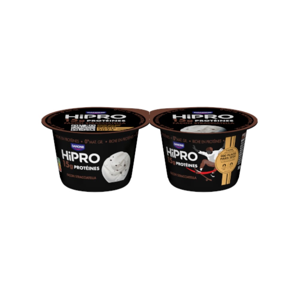 Yaourt stracciatella protéiné Hipro 2 x 160gr