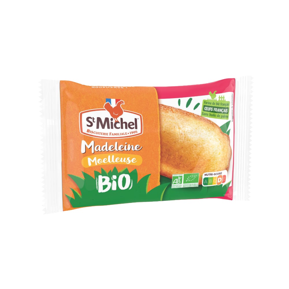 Madeleines bio Saint Michel 100 pièces de 25gr