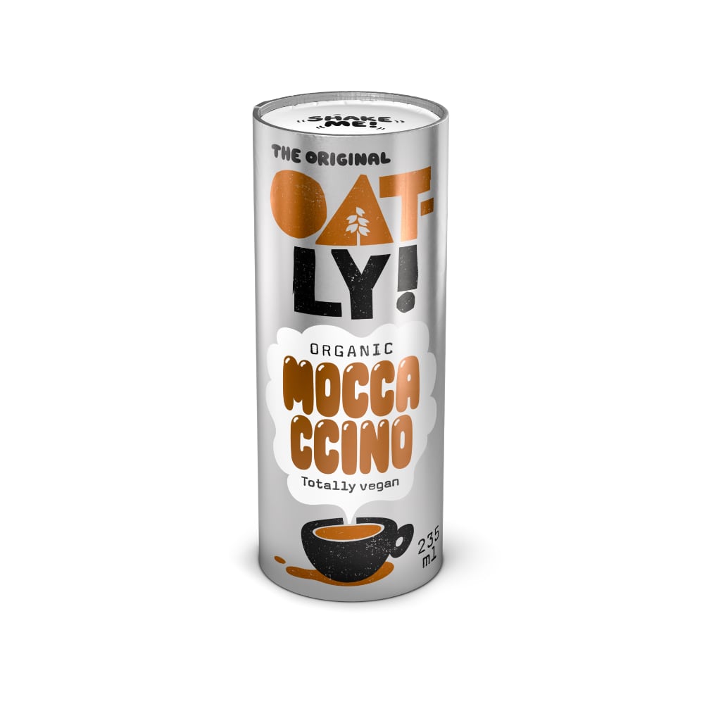 Mochaccino à base de boisson végétale d'avoine bio Oatly 23,5cl x 12