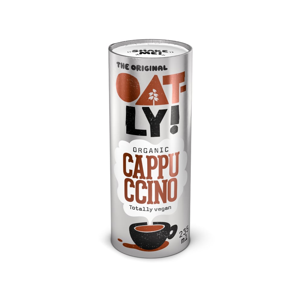 Cappuccino à base de boisson végétale d'avoine bio Oatly 23,5cl x 12