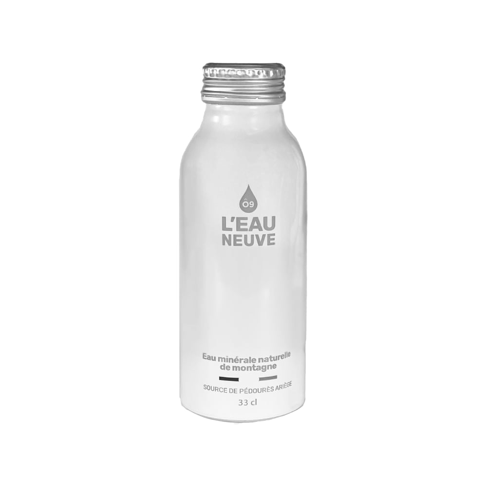 Eau Neuve bouteille en aluminium 33cl x 12